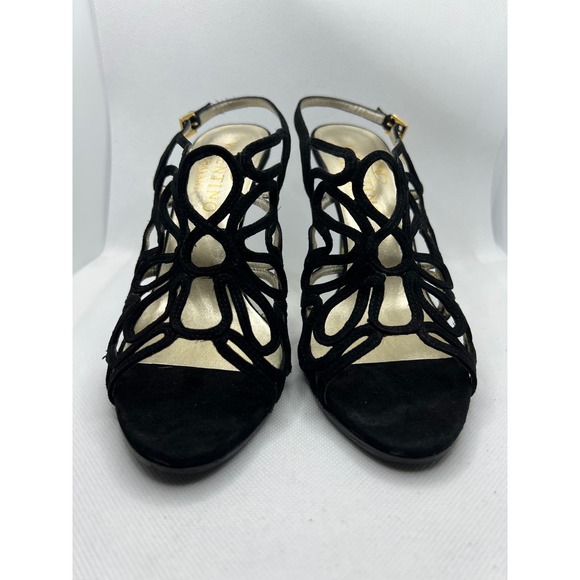 Valentino Suede Slingback Sandals - Picture 3 of 6